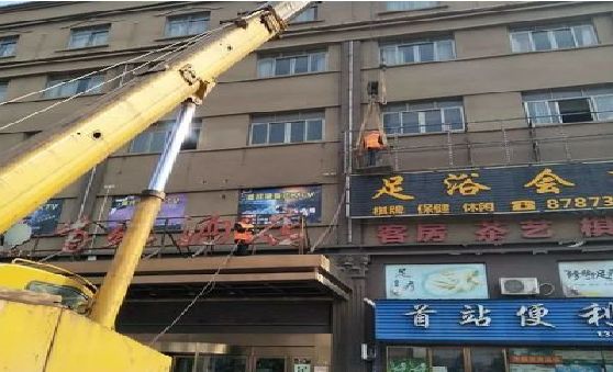 兴国安装较高的门店招牌有什么好的方法？
